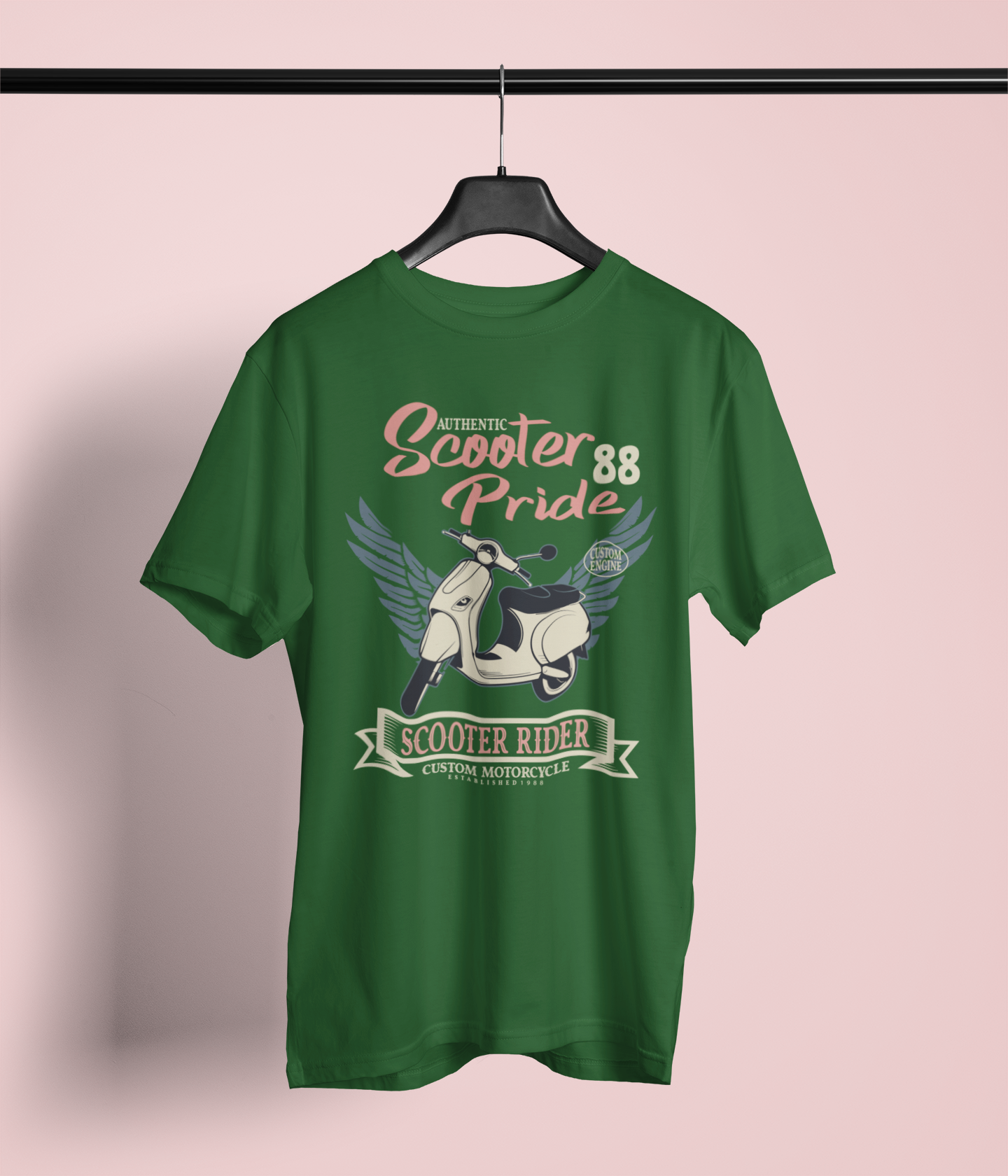 Scooter Pride – Vintage Rider Tee - Printhaven