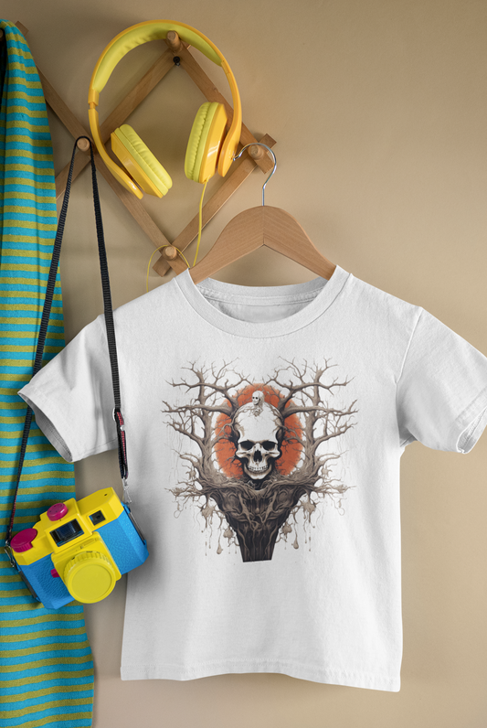 Tree of Death – Macabre Skull Roots T-Shirt - Printhaven