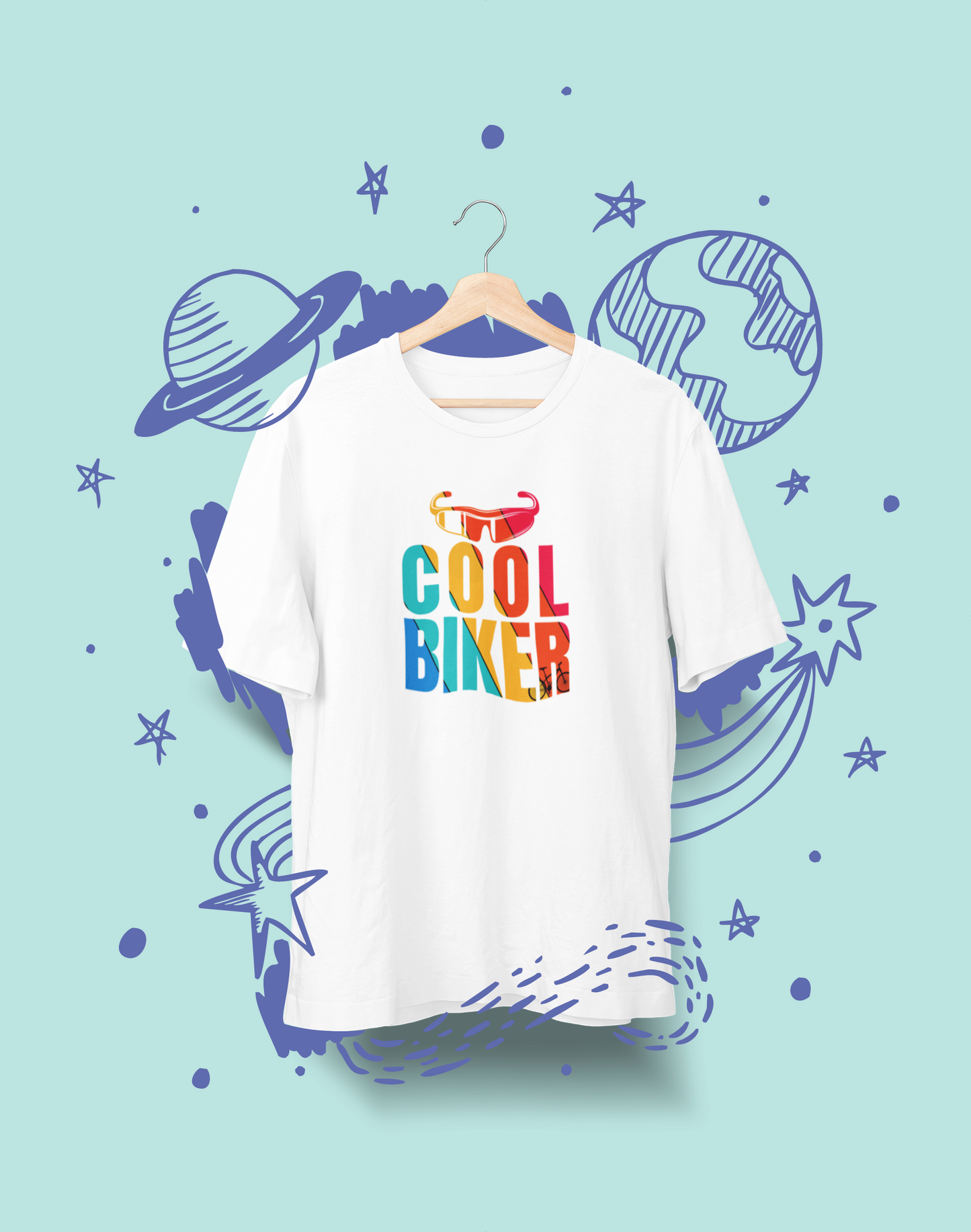 Cool Biker Graphic T-Shirt - Printhaven