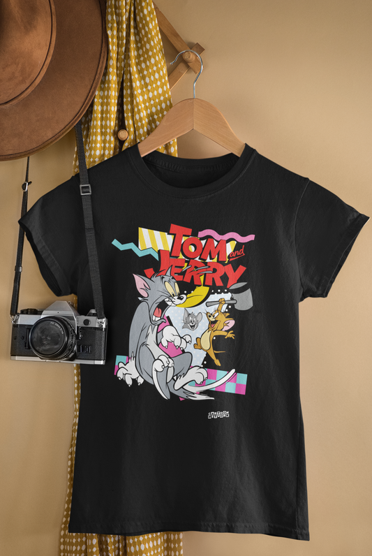 Smash Hit Chaos: Tom & Jerry Retro Showdown Tee