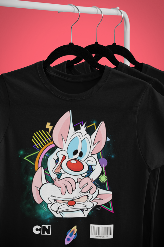 World Domination Duo: Pinky & The Brain Retro Tee