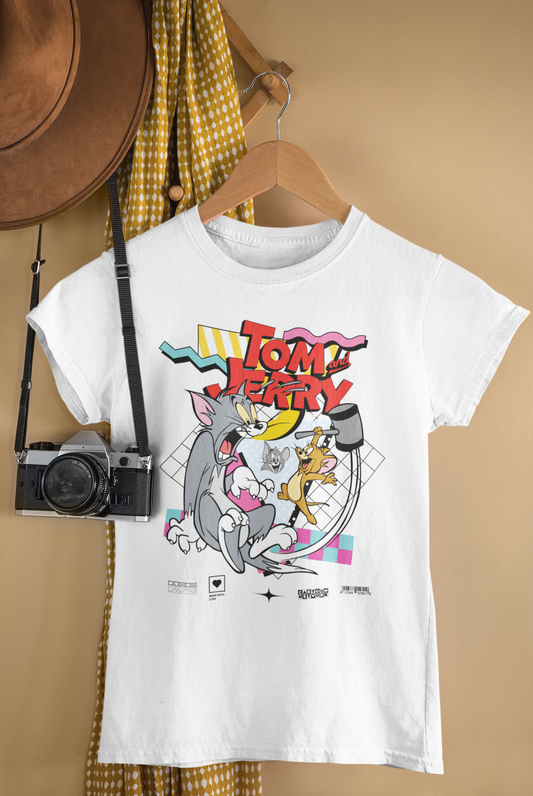 Smash Hit Chaos: Tom & Jerry Retro Showdown Tee