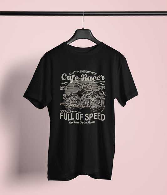 Cafe Racer – Full of Speed Tee - Printhaven
