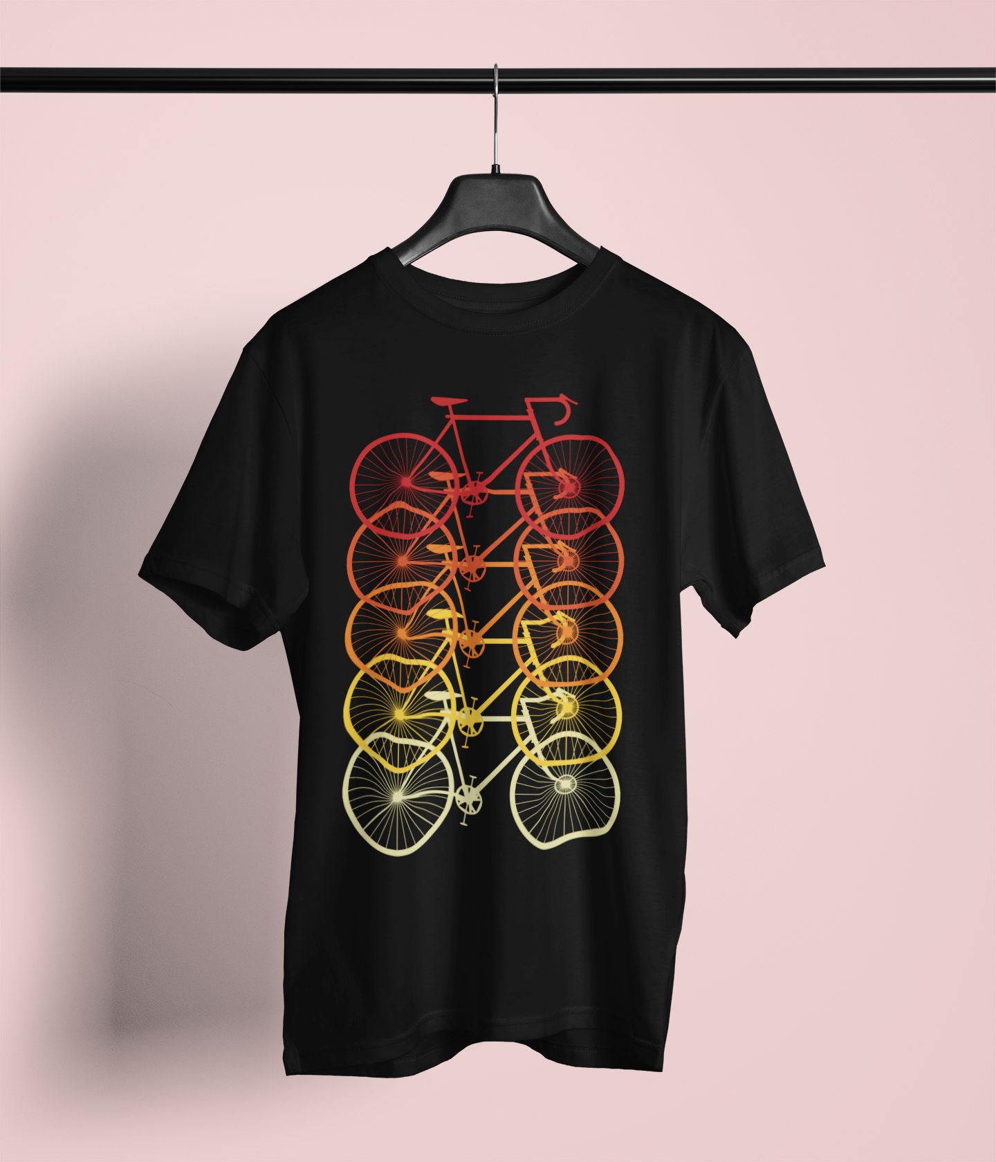 Pedal Pop – Gradient Bicycle Stack Tee - Printhaven