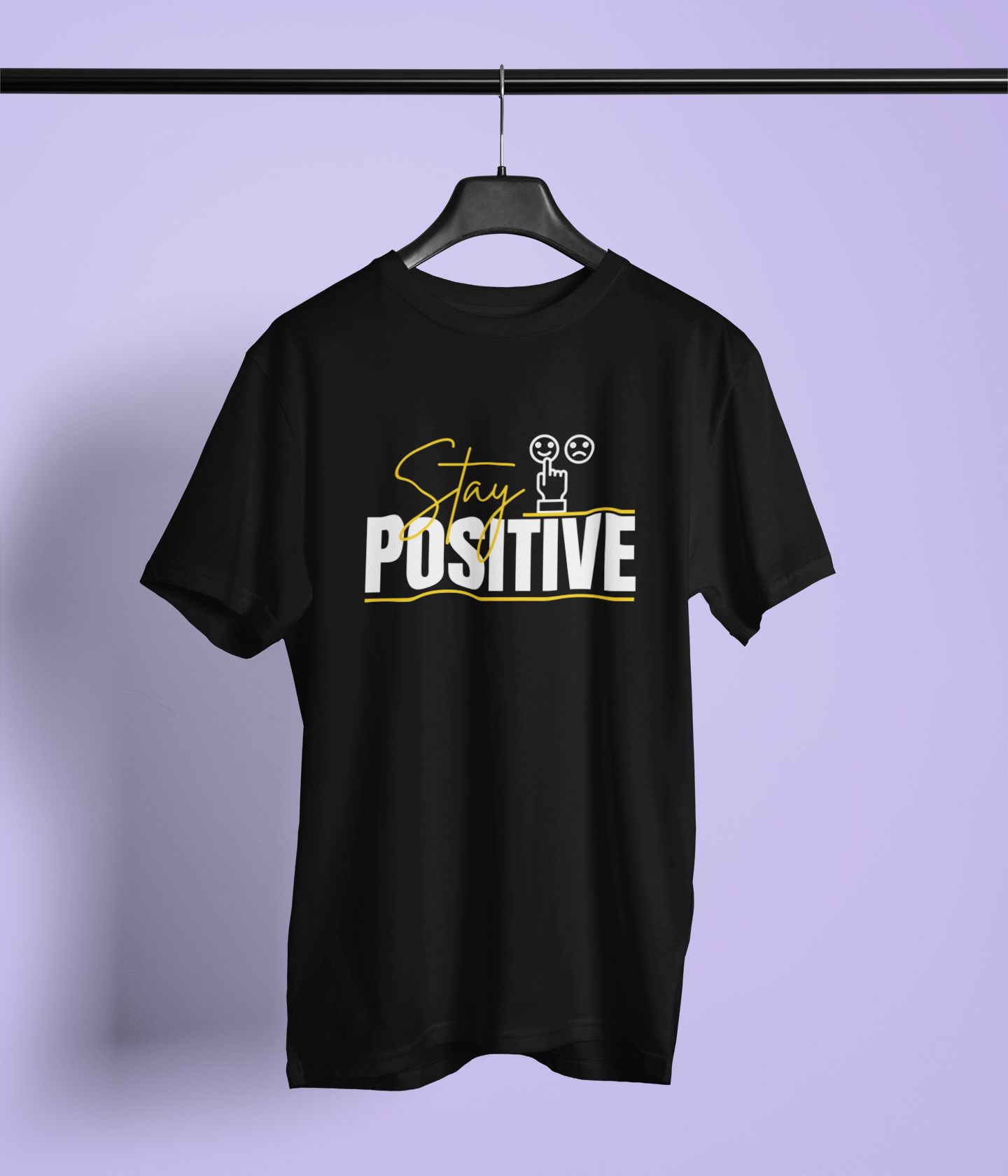 Stay Positive – Modern Motivation Tee - Printhaven