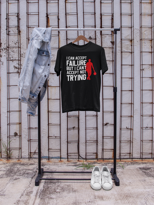 Never Not Trying – Basketball Motivation Tee - Printhaven